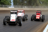 with Kyle Larson #71 & Levi Jones #10 Springfield 8-20-11