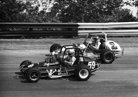 Larry Cannon #59 & Rollie Beale. Dayton 8-22-76