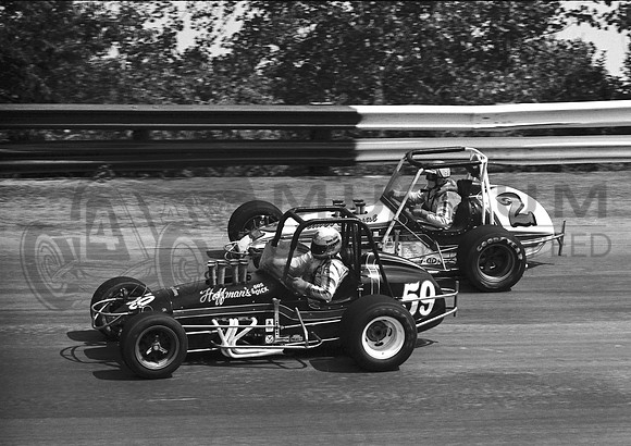 Larry Cannon #59 & Rollie Beale. Dayton 8-22-76