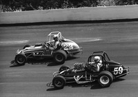 Larry Cannon #59 & James McElreath. Winchester 7-25-76