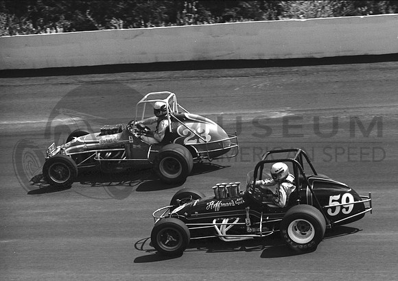 Larry Cannon #59 & James McElreath. Winchester 7-25-76