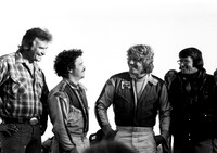 with Rick Ferkel (L), Steve Kinser and Ted Johnson Eldora 10-9-78