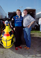 with Johnny Rutherford Knoxville, IA 6-3-00