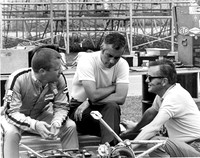Mark Donohue Roger Penske Chris Economaki IRP 7-26-70