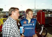 with Johnny Rutherford Knoxville, IA 6-3-00