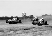 Beale #2, Bill Vukovich Jr. #17 & Don Thomas  Terre Haute 9-10-67