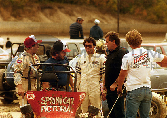 with Gene Crucean-Rich Vogler-John Capels-Jeff Bettenhausen Eldora 9-25-83