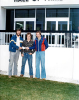 Buying Robin Miller's midget with John Mahoney and Robin.  IMS winter 1979