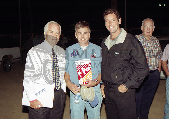 with Roger Penske & Tony George  Terre Haute 9-2-98