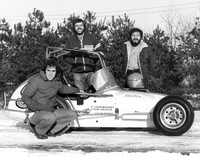 Roy with John Mahoney & Gene Crucean 2-16-80 Ken Coles photo