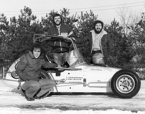 Roy with John Mahoney & Gene Crucean 2-16-80 Ken Coles photo